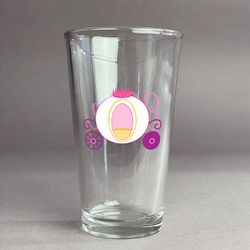 Princess Carriage Pint Glass - Full Color Logo (Personalized)