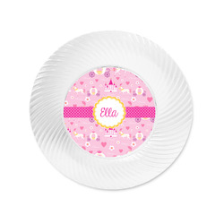 Princess Carriage Plastic Party Appetizer & Dessert Plates - 6" (Personalized)