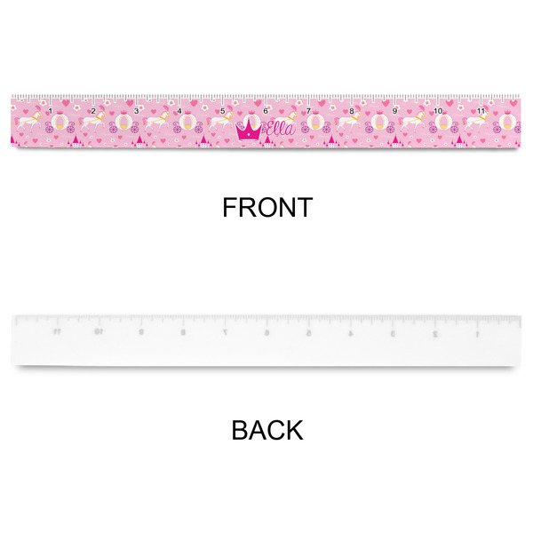 Princess Carriage Plastic Ruler - 12" - APPROVAL