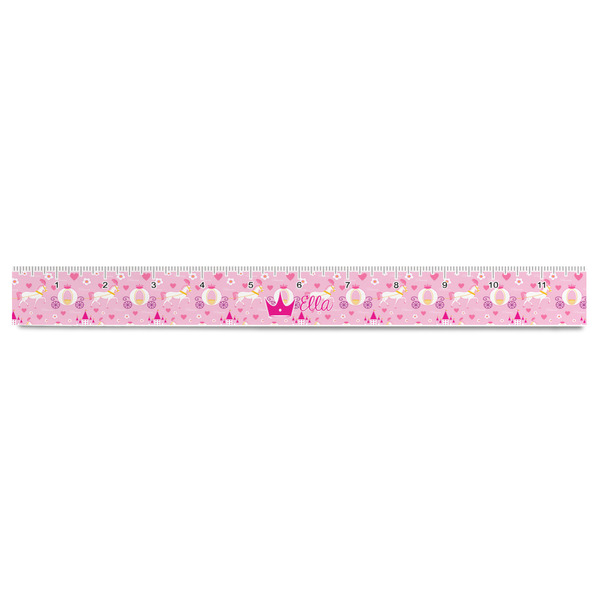 Princess Carriage Plastic Ruler - 12" - FRONT