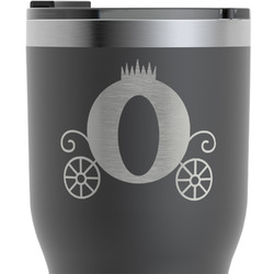 Princess Carriage RTIC Tumbler - Black - Engraved Front & Back (Personalized)