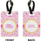 Princess Carriage Rectangle Luggage Tag (Front + Back)