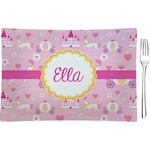 Princess Carriage Rectangular Glass Appetizer / Dessert Plate - Single or Set (Personalized)