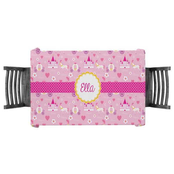 Custom Princess Carriage Tablecloth - 58"x58" (Personalized)