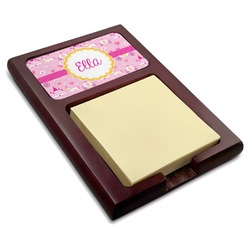 Princess Carriage Red Mahogany Sticky Note Holder (Personalized)