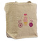 Princess Carriage Reusable Cotton Grocery Bag - Front View