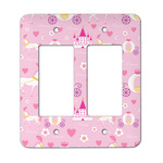 Princess Carriage Rocker Style Light Switch Cover - Two Switch