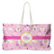 Princess Carriage Large Rope Tote Bag - Front View