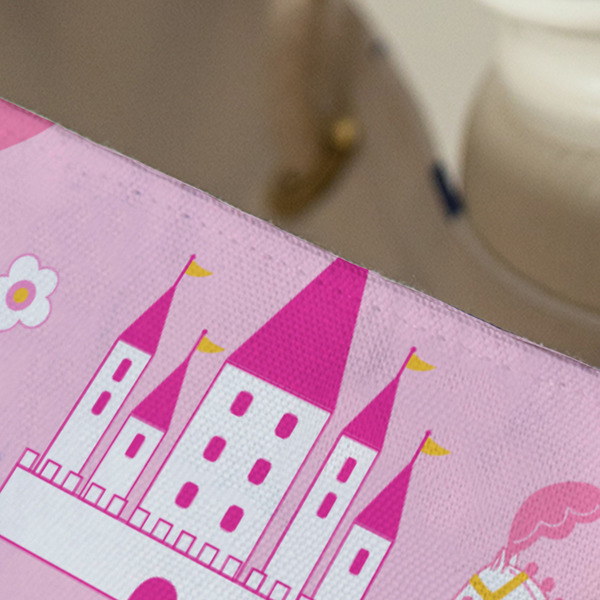 Princess Carriage Large Rope Tote - Close Up View