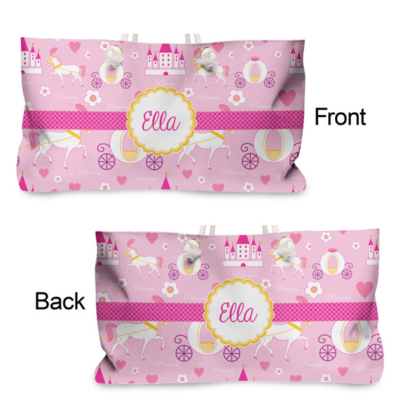 Princess Carriage Large Rope Tote - From & Back View