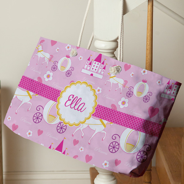 Princess Carriage Large Rope Tote - Life Style