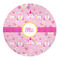 Princess Carriage 5' Round Indoor Area Rug (Personalized)