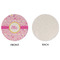 Princess Carriage Round Linen Placemats - APPROVAL (single sided)