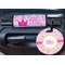 Princess Carriage Round Luggage Tag & Handle Wrap - In Context