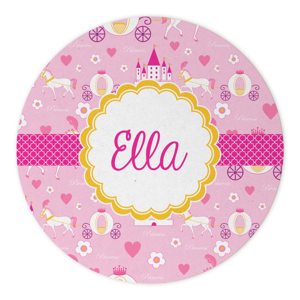 Princess Carriage Round Paper Coaster - Approval