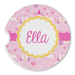Princess Carriage Sandstone Car Coaster - Single (Personalized)