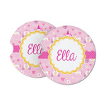 Princess Carriage Sandstone Car Coasters (Personalized)