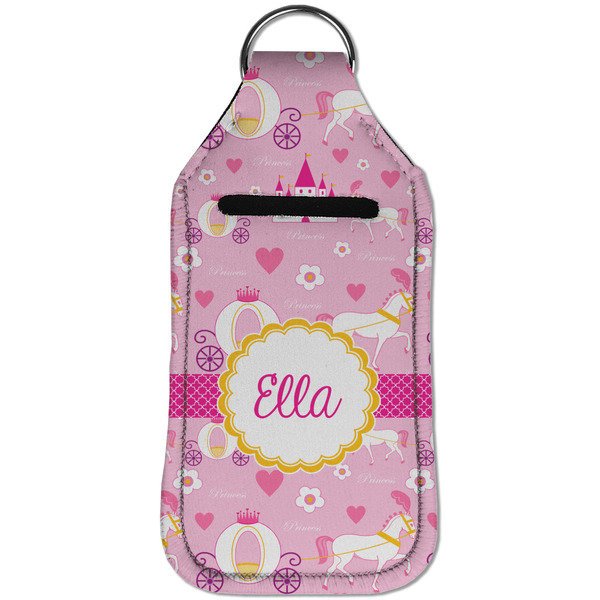 Princess Carriage Sanitizer Holder Keychain - Large (Front)
