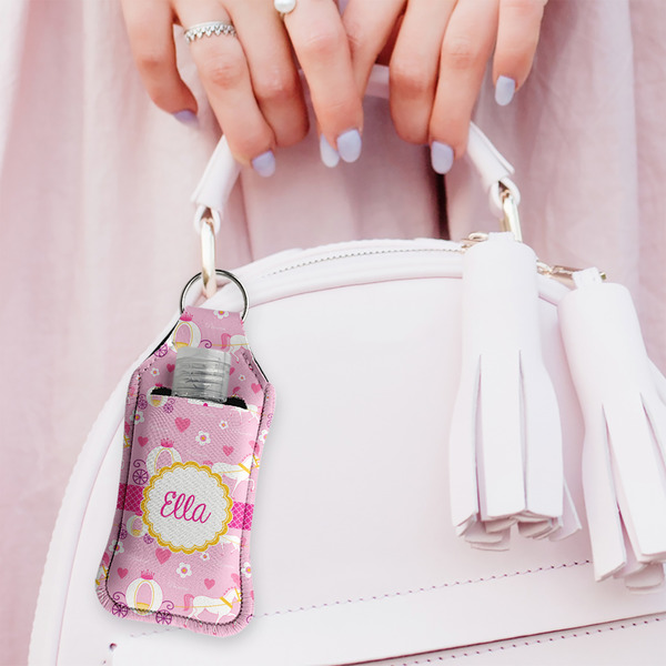 Princess Carriage Sanitizer Holder Keychain - Large (LIFESTYLE)