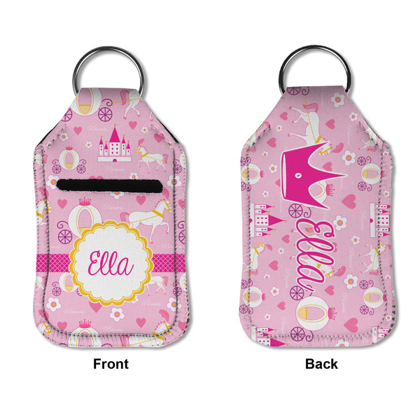 Princess Carriage Sanitizer Holder Keychain - Small APPROVAL (Flat)