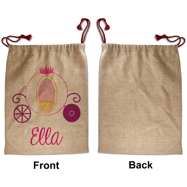 Princess Carriage Santa Bag - Approval - Front