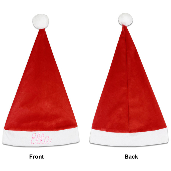 Princess Carriage Santa Hats - Front and Back (Single Print) APPROVAL