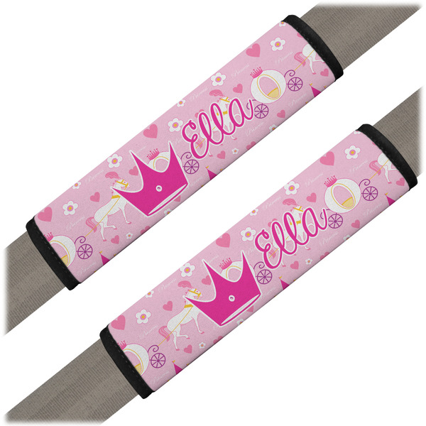 Custom Princess Carriage Seat Belt Covers (Set of 2) (Personalized)
