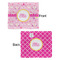 Princess Carriage Security Blanket - Front & Back View