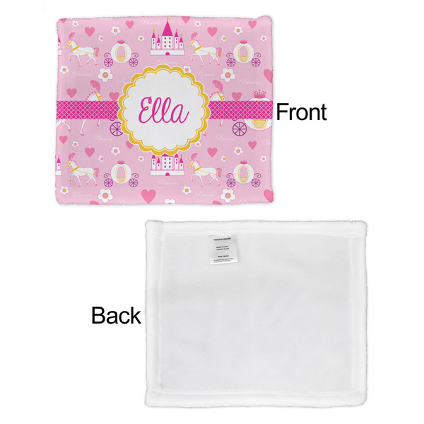 Princess Carriage Security Blanket - Front & White Back View
