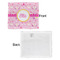 Princess Carriage Security Blanket - Front & White Back View