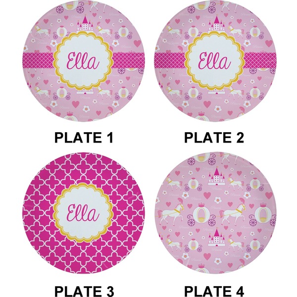 Princess Carriage Set of Appetizer / Dessert Plates (Approval)