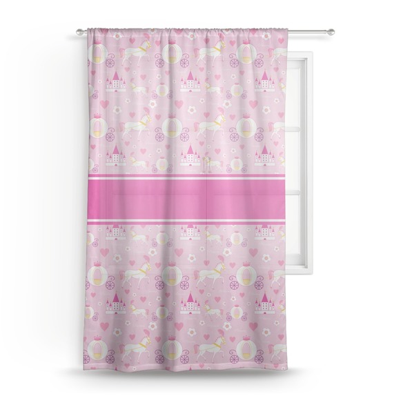 Custom Princess Carriage Sheer Curtain - 50"x84"