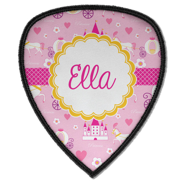 Custom Princess Carriage Iron on Shield Patch A w/ Name or Text