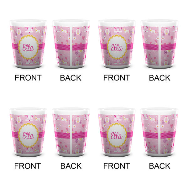 Princess Carriage Shot Glass - White - Set of 4 - APPROVAL