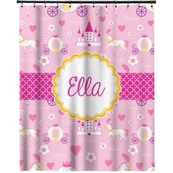 Princess Carriage Extra Long Shower Curtain - 70"x84" (Personalized)