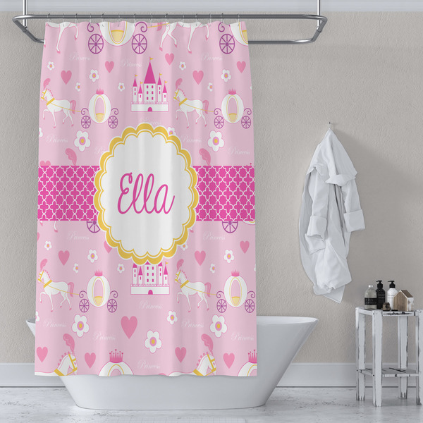 Princess Carriage Shower Curtain Lifestyle
