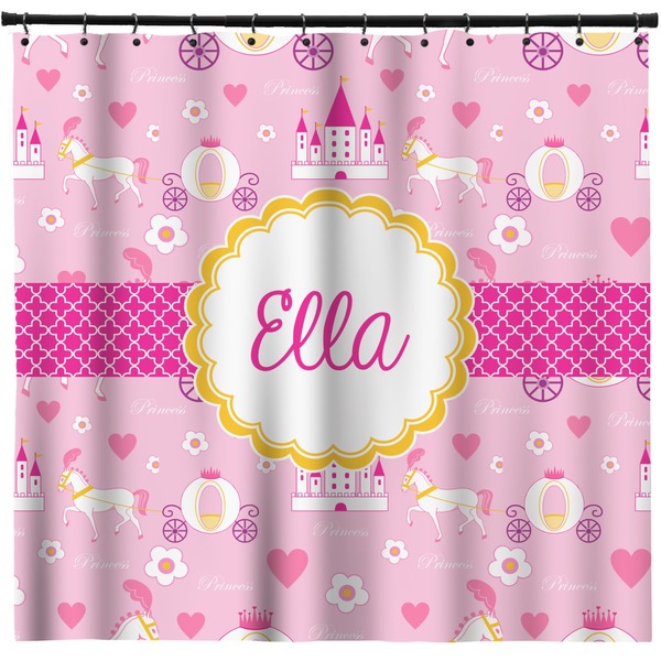 Custom Princess Carriage Shower Curtain - Custom Size (Personalized)