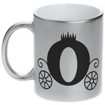 Princess Carriage Metallic Silver Mug (Personalized)