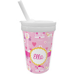 Princess Carriage Sippy Cup with Straw (Personalized)