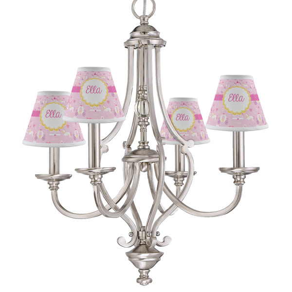 Princess Carriage Small Chandelier Shade - LIFESTYLE (on chandelier)