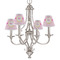 Princess Carriage Small Chandelier Shade - LIFESTYLE (on chandelier)