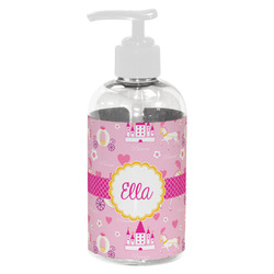 Princess Carriage Plastic Soap / Lotion Dispenser (8 oz - Small - White) (Personalized)