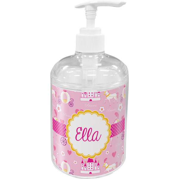 Custom Princess Carriage Acrylic Soap & Lotion Bottle (Personalized)