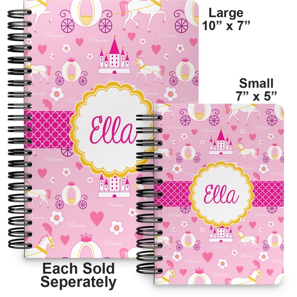 Princess Carriage Spiral Journal - Comparison
