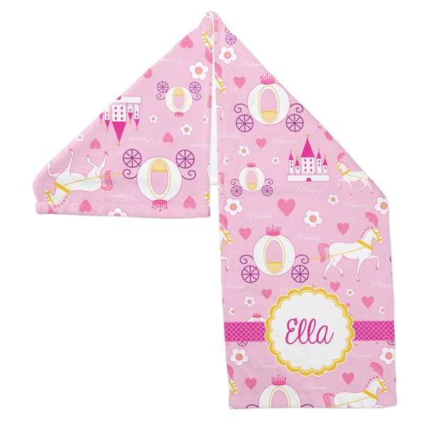 Princess Carriage Sports Towel Folded - Both Sides Showing