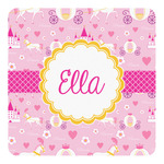 Princess Carriage Square Decal - Large (Personalized)