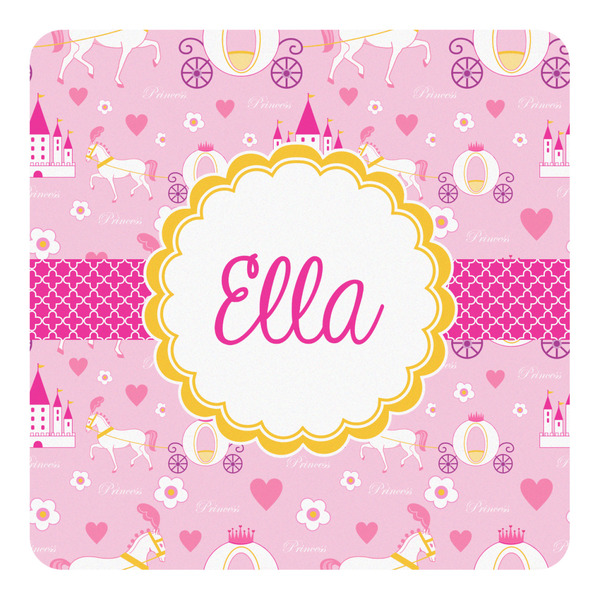 Custom Princess Carriage Square Decal - Small (Personalized)
