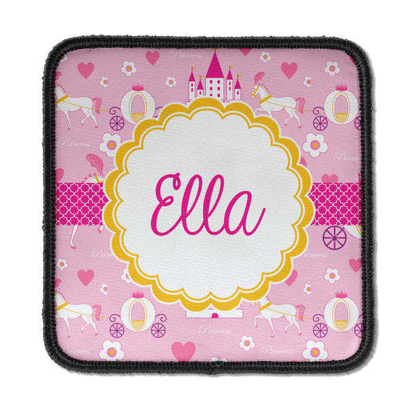 Custom Princess Carriage Iron On Square Patch w/ Name or Text