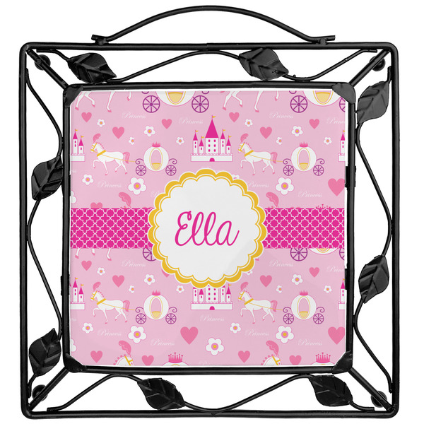 Custom Princess Carriage Square Trivet (Personalized)
