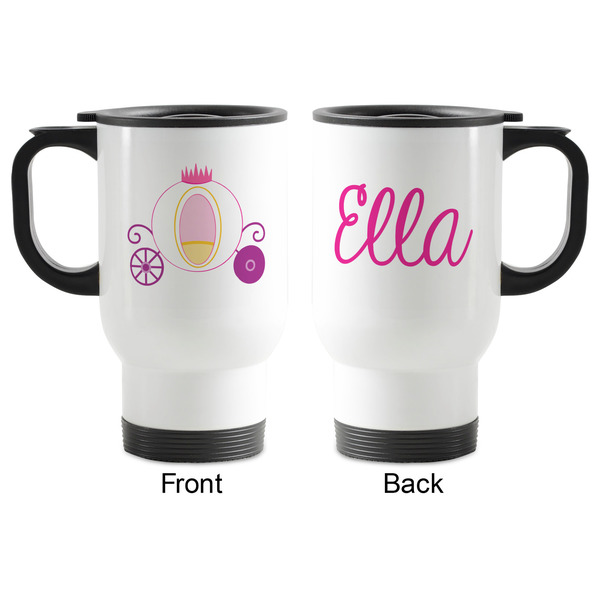 Princess Carriage Stainless Steel Travel Mug with Handle - Apvl